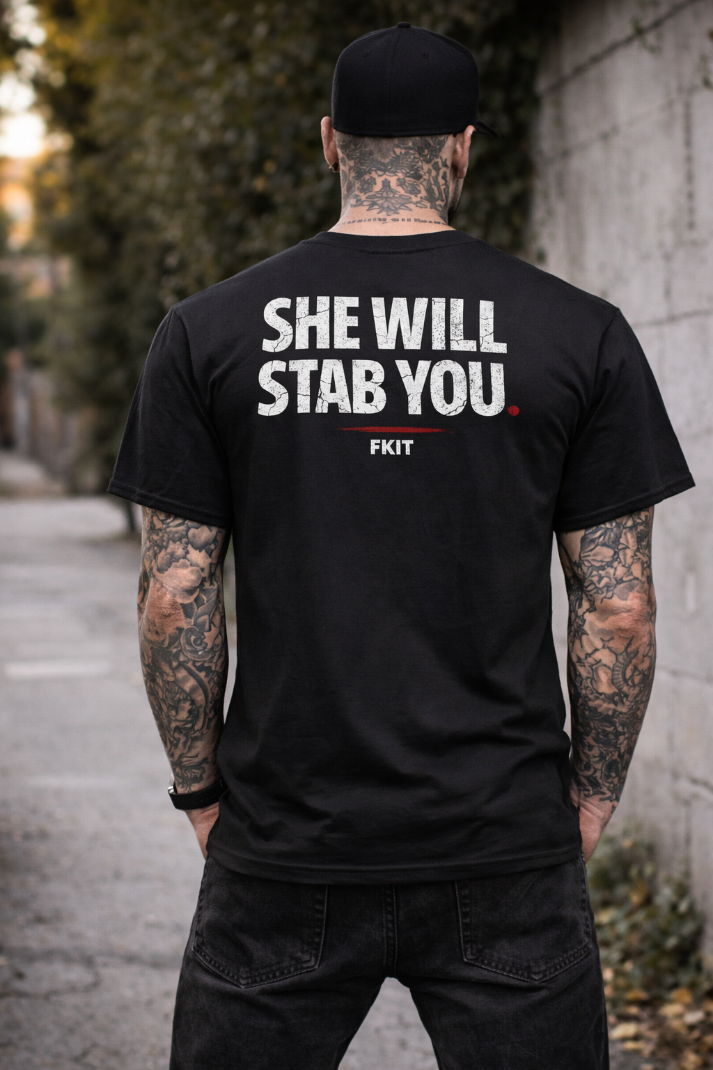 SHE WILL STAB YOU