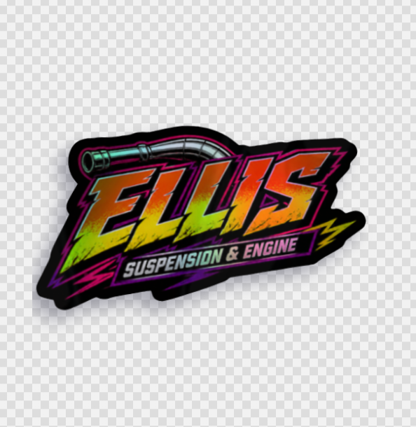ELLIS DIE CUT STICKERS (100 STICKERS)