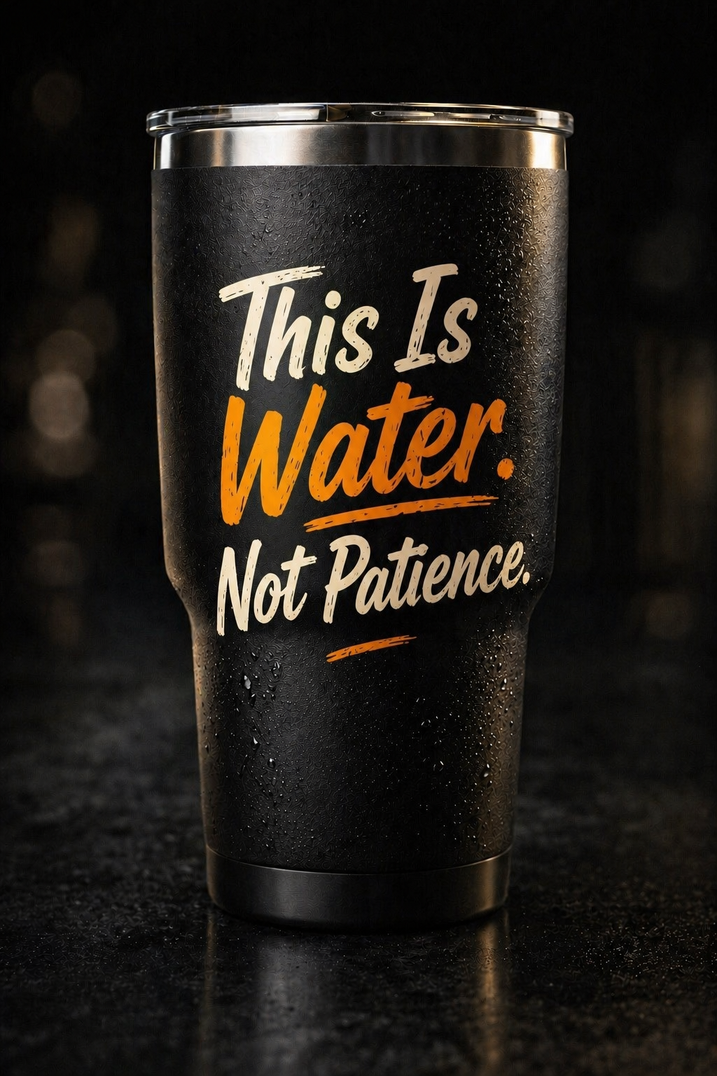 30oz Black Tumbler – Your Daily Carry