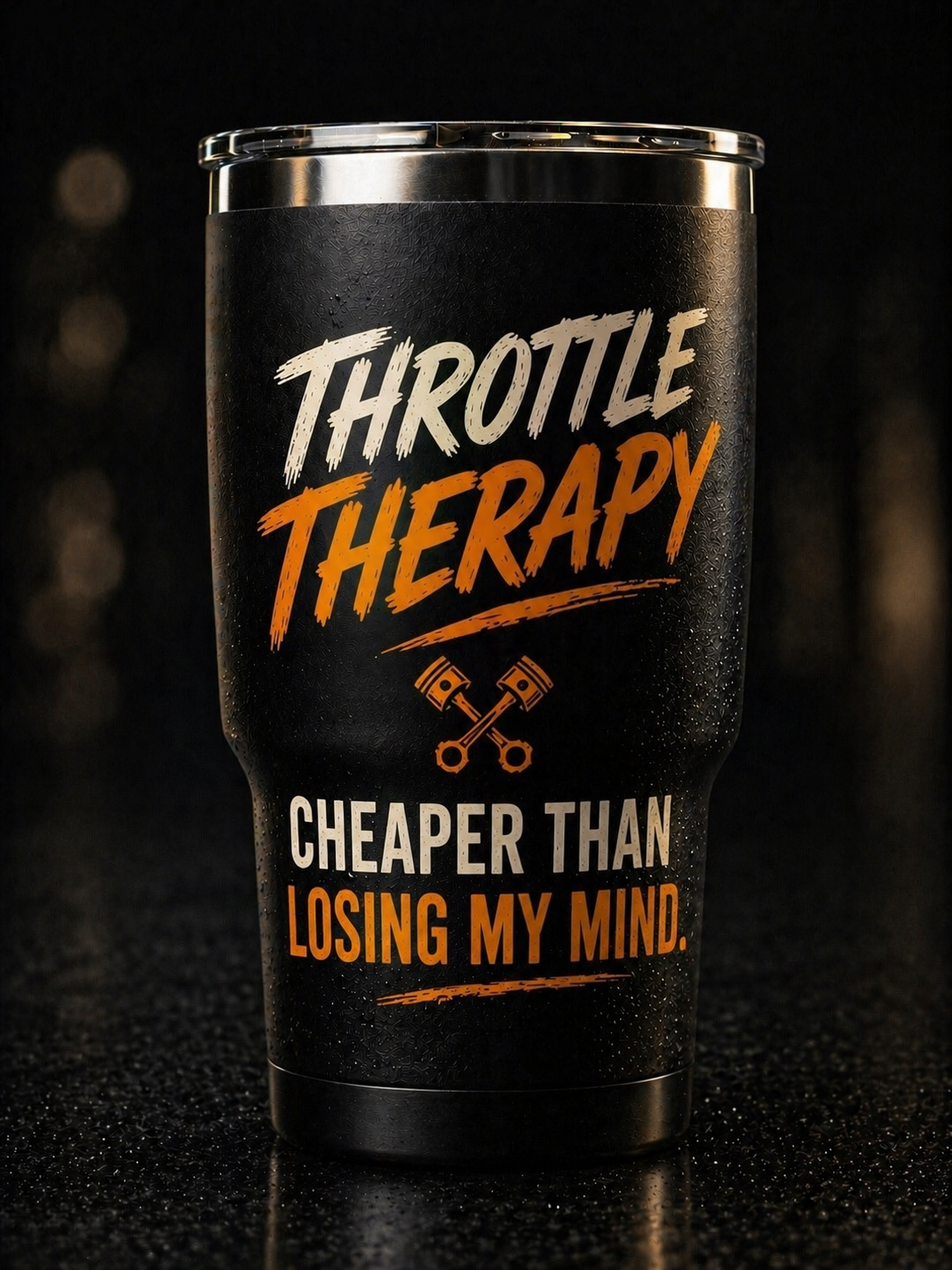 30oz Black Tumbler – Your Daily Carry