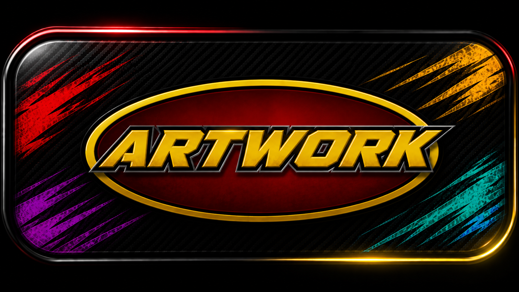 Colorful 'ARTWORK' logo on a black background