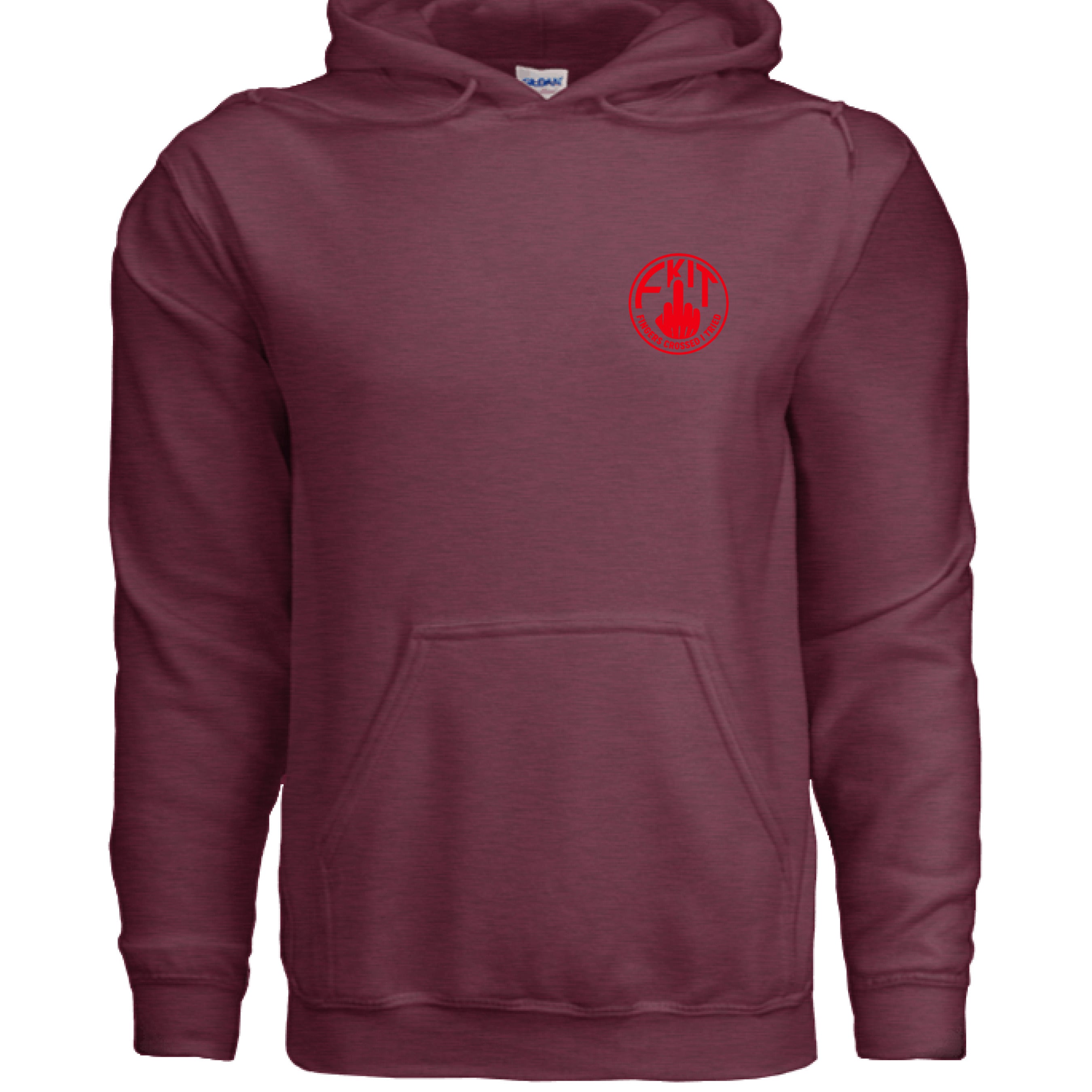 Heather Sport Dark Maroon - FRONT