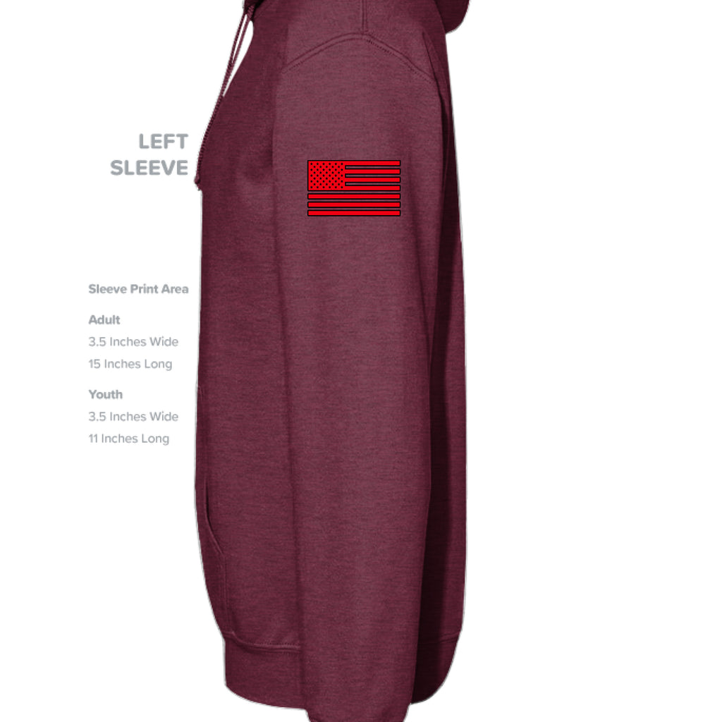 Heather Sport Dark Maroon - SLEEVE_LEFT