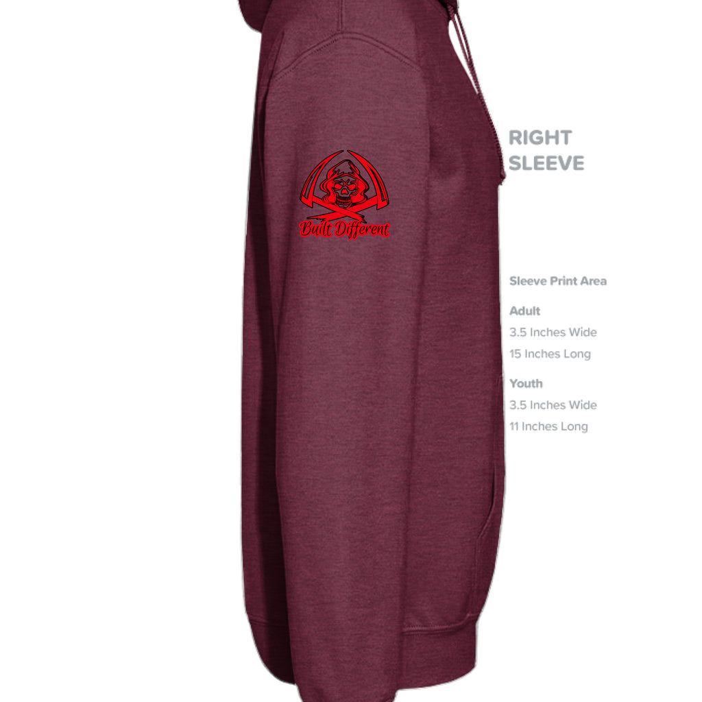 Heather Sport Dark Maroon - SLEEVE_RIGHT